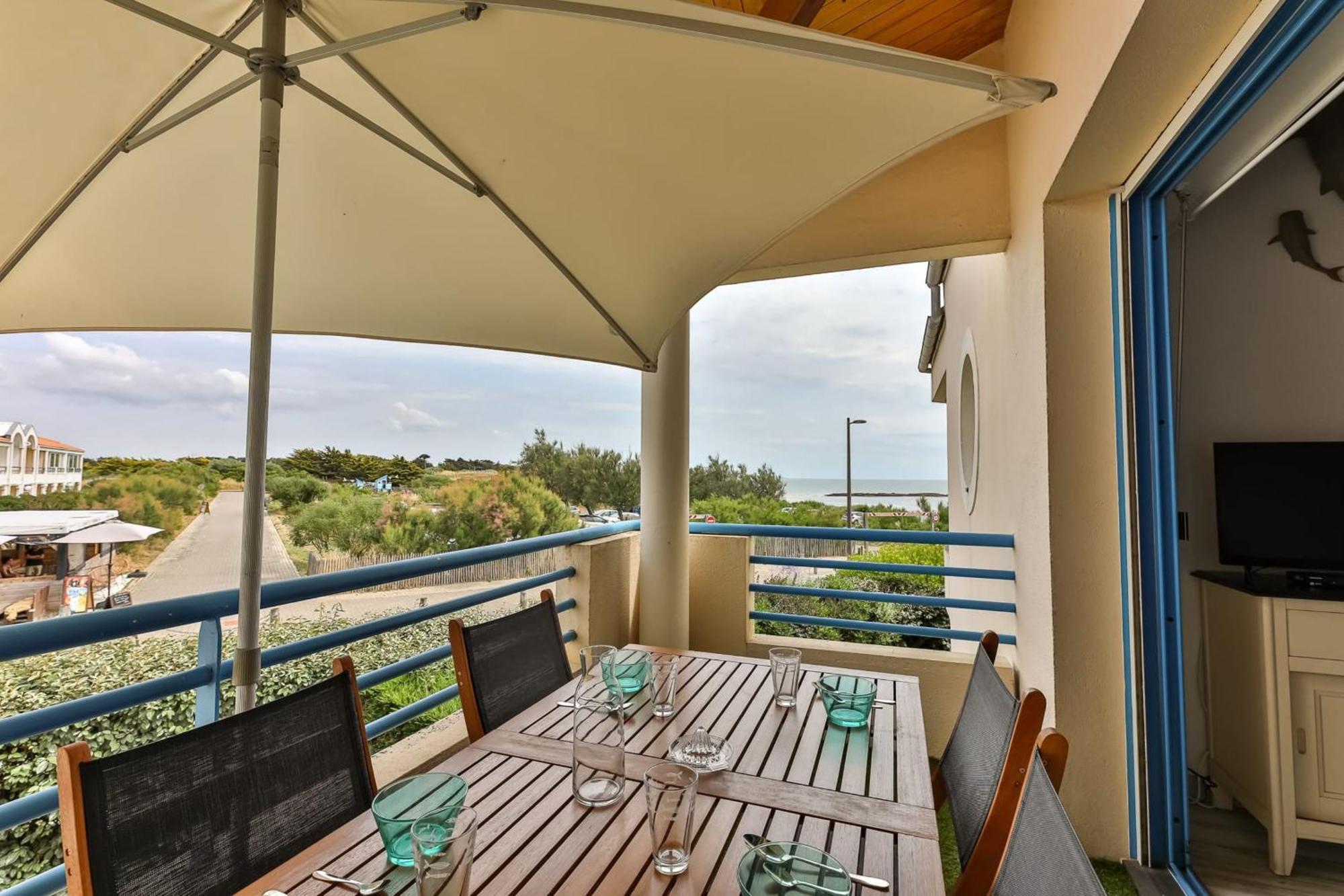 Un Balcon A La Mer - Studio Vue Sur Mer Бретіньоль-сюр-Мер Екстер'єр фото
