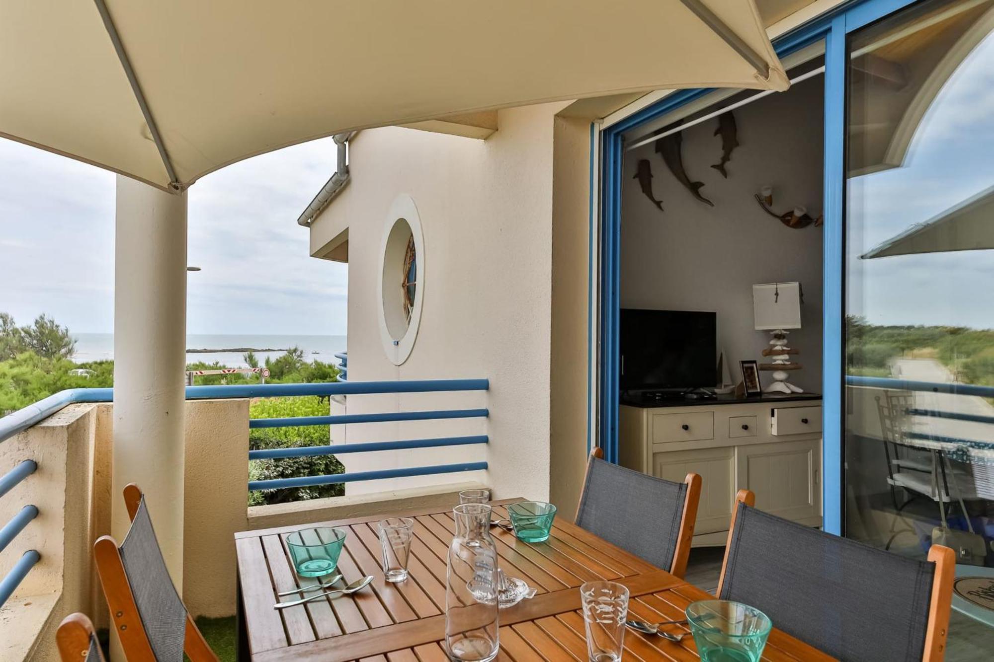 Un Balcon A La Mer - Studio Vue Sur Mer Бретіньоль-сюр-Мер Екстер'єр фото